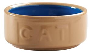 Kameninová miska pre mačky Mason Cash Blue Cane, ø 13 cm