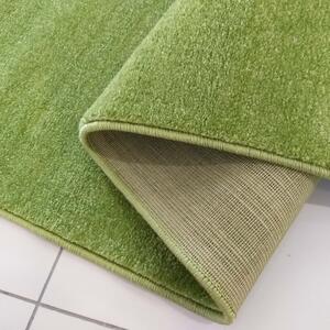 Jednofarebný koberec zelenej farby Zelená Šírka: 120 cm | Dĺžka: 170 cm