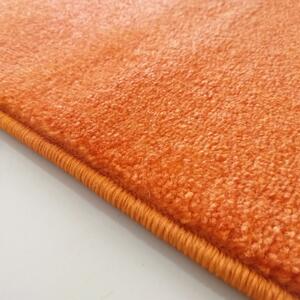 Jednofarebný koberec oranžovej farby Oranžová Šírka: 200 cm | Dĺžka: 300 cm
