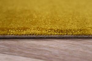 Lano - koberce a trávy Metrážny koberec Nano Smart 371 žltý - Bez obšitia cm