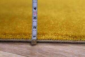 Lano - koberce a trávy Metrážny koberec Nano Smart 371 žltý - Bez obšitia cm