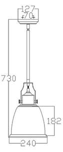 ZÁVESNÉ SVIETIDLO, 24 /58.3 cm Elstead Lighting - Interiérové svietidlá