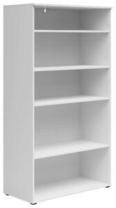 REGÁL, biela, 80/147/40 cm Carryhome - Regály