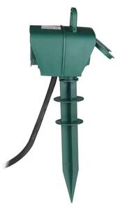 Vonkajší zásuvkový stĺpik SCHUKO 4Z 230V IP44