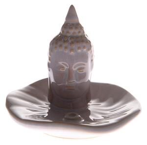 Keramický stojan na vonné tyčinky Budha kvet, 10,5 x 9 x 10,5 cm