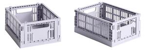HAY Úložné boxy Colour Crate XS, 2 kusy, Lavender