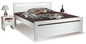Zvýšená posteľ z masívu RHINO II. senior A0548B 160x200, smrek - biela