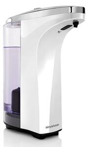 Biely automatický plastový dávkovač mydla 237 ml - simplehuman