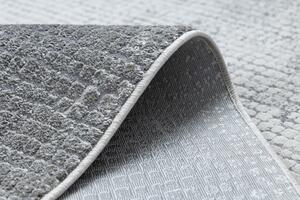 Moderný koberec NOBLE 9730 65 vzor rámu vintage, krémovo/ sivý