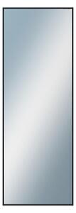 DANTIK - Zrkadlo v rámu, rozmer s rámom 50x140 cm z lišty Hliník čierna (7001021)