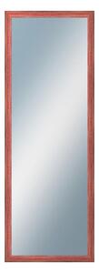 DANTIK - Zrkadlo v rámu, rozmer s rámom 50x140 cm z lišty LYON červená (2707)