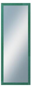 DANTIK - Zrkadlo v rámu, rozmer s rámom 50x140 cm z lišty RETRO zelená (2535)