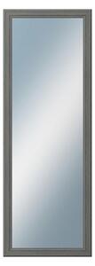 DANTIK - Zrkadlo v rámu, rozmer s rámom 50x140 cm z lišty STEP tmavošedá (3021)
