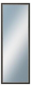 DANTIK - Zrkadlo v rámu, rozmer s rámom 50x140 cm z lišty TAIGA čierna (3108)