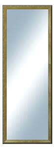 DANTIK - Zrkadlo v rámu, rozmer s rámom 50x140 cm z lišty Anversa zlatá (3151)