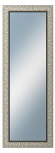 DANTIK - Zrkadlo v rámu, rozmer s rámom 50x140 cm z lišty PRAHA strieborná (2751)