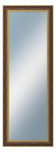 DANTIK - Zrkadlo v rámu, rozmer s rámom 50x140 cm z lišty ZVRATNÁ červenozlatá plast (3069)