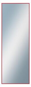 DANTIK - Zrkadlo v rámu, rozmer s rámom 50x140 cm z lišty Hliník červená m. (7002244)