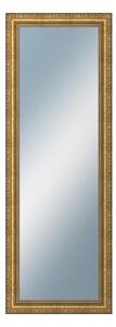 DANTIK - Zrkadlo v rámu, rozmer s rámom 50x140 cm z lišty KLASIK zlatá (2824)