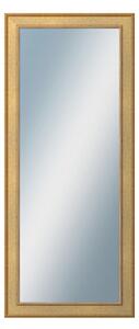 DANTIK - Zrkadlo v rámu, rozmer s rámom 60x140 cm z lišty TOOTH zlatá (2778)