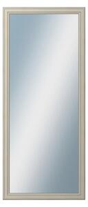 DANTIK - Zrkadlo v rámu, rozmer s rámom 60x140 cm z lišty STEP biela (3018)