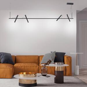 PURE Tutua závesné LED svietidlo, 4-pl., čierna