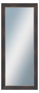 DANTIK - Zrkadlo v rámu, rozmer s rámom 60x140 cm z lišty TOMAS čierna veľká (3031)