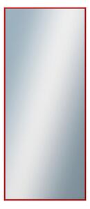 DANTIK - Zrkadlo v rámu, rozmer s rámom 60x140 cm z lišty Hliník červená (7269210)