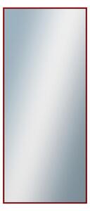 DANTIK - Zrkadlo v rámu, rozmer s rámom 60x140 cm z lišty Hliník vínová (7269209)