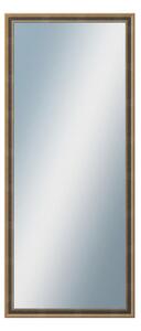 DANTIK - Zrkadlo v rámu, rozmer s rámom 60x140 cm z lišty TOOTH malá zlatá (3163)