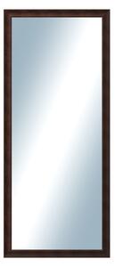 DANTIK - Zrkadlo v rámu, rozmer s rámom 60x140 cm z lišty KOSTELNÍ malá hnedá (3165)