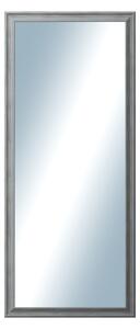 DANTIK - Zrkadlo v rámu, rozmer s rámom 60x140 cm z lišty KOSTELNÍ malá šedá (3167)