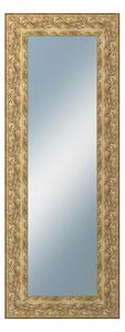 DANTIK - Zrkadlo v rámu, rozmer s rámom 60x160 cm z lišty KŘÍDLO ozdobné zlaté (2890)
