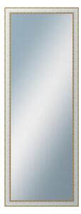 DANTIK - Zrkadlo v rámu, rozmer s rámom 60x160 cm z lišty DOPRODEJMETAL bielozlatá (3023)