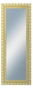 DANTIK - Zrkadlo v rámu, rozmer s rámom 60x160 cm z lišty ROKOKO zlatá hádzaná (2882)