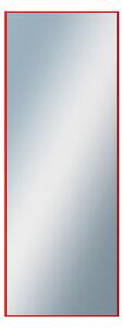 DANTIK - Zrkadlo v rámu, rozmer s rámom 60x160 cm z lišty Hliník červená (7001098)