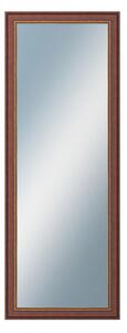 DANTIK - Zrkadlo v rámu, rozmer s rámom 60x160 cm z lišty ANGLIE hnedá Au Linka (612)