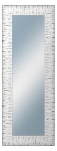 Zrkadlo v rámu Dantik rozmer s rámom 60x160 cm z lišty SAUDEK biela čierne čiary (2512)