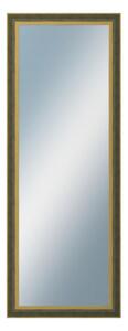 DANTIK - Zrkadlo v rámu, rozmer s rámom 60x160 cm z lišty ZVRATNÁ zelenozlatá plast (3070)
