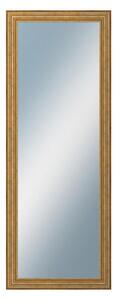 DANTIK - Zrkadlo v rámu, rozmer s rámom 60x160 cm z lišty HRAD zlatá patina (2822)