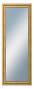 DANTIK - Zrkadlo v rámu, rozmer s rámom 60x160 cm z lišty KŘÍDLO veľké zlaté patina (2772)