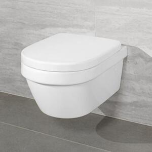 Villeroy & Boch Architectura závesné WC so sedadlom SoftClosing, DirectFlush, alpská biela 4694HR01SET
