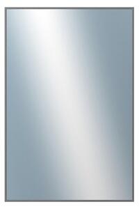 DANTIK - Zrkadlo v rámu, rozmer s rámom 80x160 cm z lišty Hliník šedá drásaná (7269223)