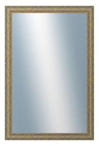 DANTIK - Zrkadlo v rámu, rozmer s rámom 80x160 cm z lišty ZVRATNÁ bielozlatá plast (3067)