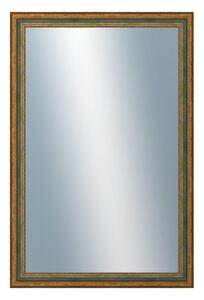 DANTIK - Zrkadlo v rámu, rozmer s rámom 80x160 cm z lišty HRAD zelená (3005)