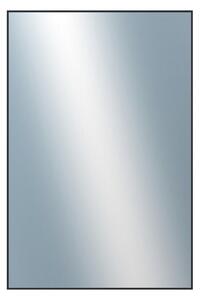 DANTIK - Zrkadlo v rámu, rozmer s rámom 80x160 cm z lišty Hliník čierna (7001021)