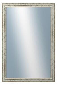 Zrkadlo v rámu Dantik rozmer s rámom 80x160 cm z lišty TRITON široký strieborný (2950)