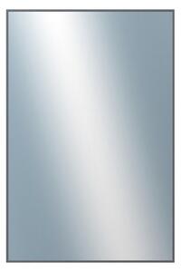 DANTIK - Zrkadlo v rámu, rozmer s rámom 80x160 cm z lišty Hliník platina (7003019)