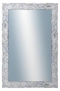 Zrkadlo v rámu Dantik rozmer s rámom 80x160 cm z lišty Travertino strieborné (2893)