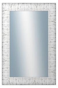 DANTIK - Zrkadlo v rámu, rozmer s rámom 80x160 cm z lišty SAUDEK biela čierne čiary (2512)